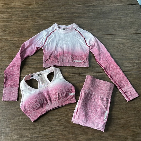 Bundle: Gymshark Beet Marl Ombré Full Set - Picture 3 of 15